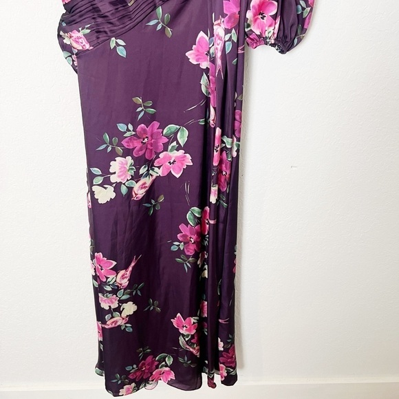 Mac Duggal Floral One-Shoulder Gown - Picture 4 of 10